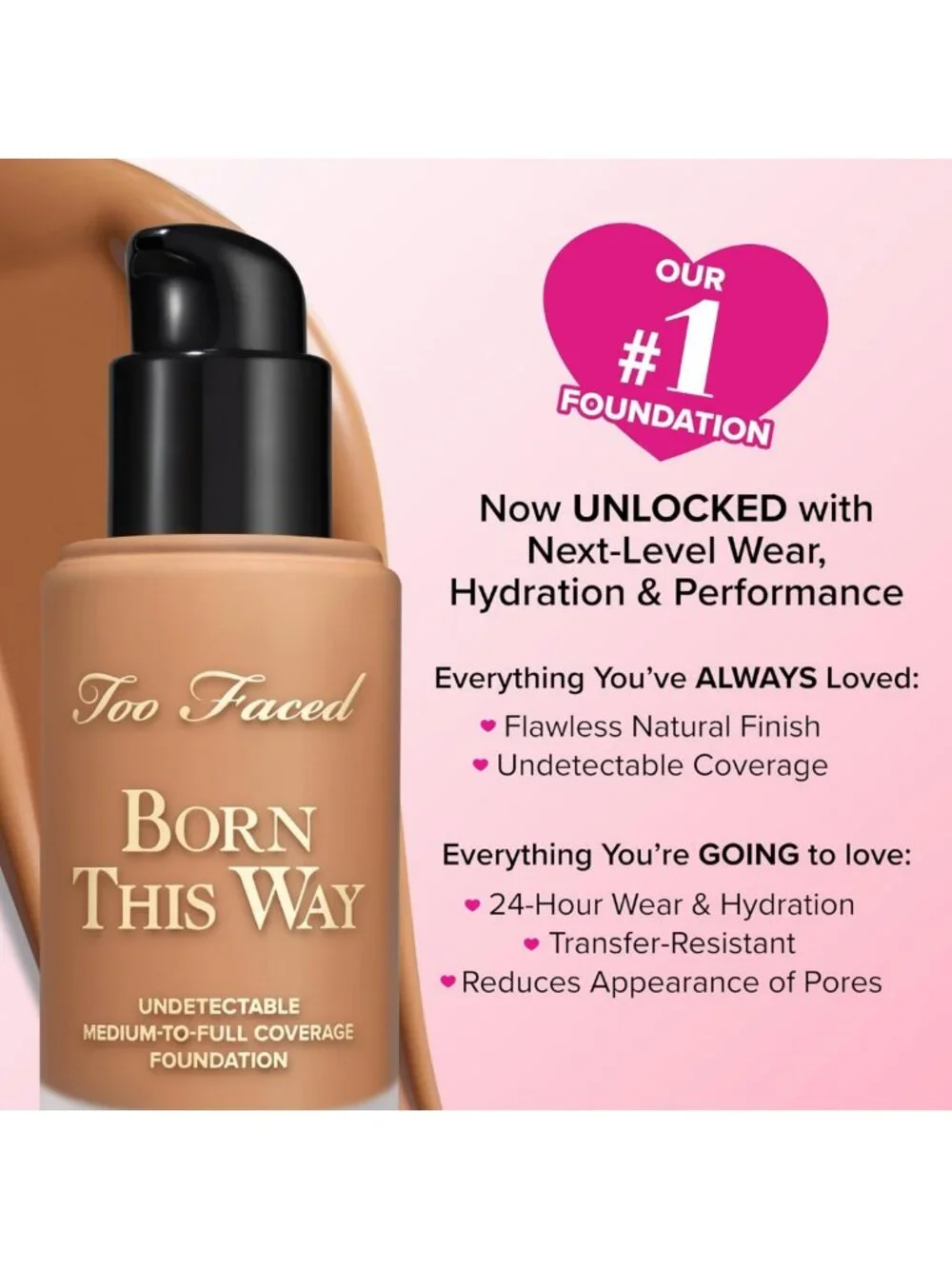 Natural Finish Longwear Liquid Foundation | Medium-To-Full Coverage | Hydrating